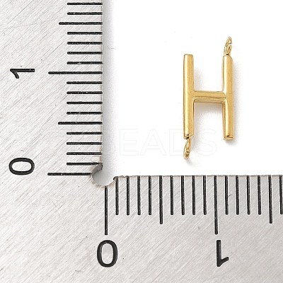 304 Stainless Steel Letter Connector Charms LS-STAS-M108-01G-08-1