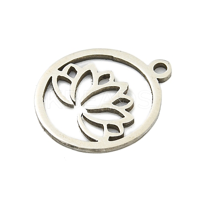 Non-Tarnish 201 Stainless Steel Pendants STAS-M015-08P-1