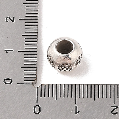 Tibetan Style Alloy European Beads TIBE-Q090-46AS-1