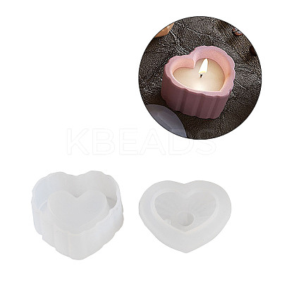 Heart DIY Candle Cup Silicone Molds DIY-Q037-11B-1