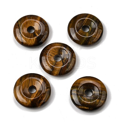 Natural Tiger Eye Pendants G-F820-13A-19-1