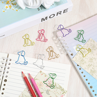 100Pcs Iron Paper Clips FIND-CP0002-79-1