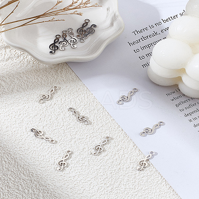 16Pcs 304 Stainless Steel Pendants STAS-LP0003-68-1