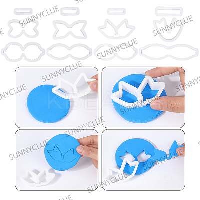 4 Boxs 4 Styles Plastic Molds DIY-SC0030-53B-1