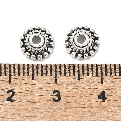 Tibetan Style Alloy Caps LS-LF1235Y-NF-1
