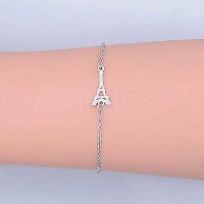 Tarnish Resistant 201 Stainless Steel Link Bracelets LS-BJEW-T011-JN508-1-1