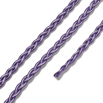 3-Ply PU Leather Braided Cord OCOR-Q059-01K-1