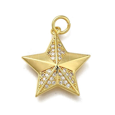 Brass Micro Pave Cubic Zirconia Pendants LS-ZIRC-I070-092G-1