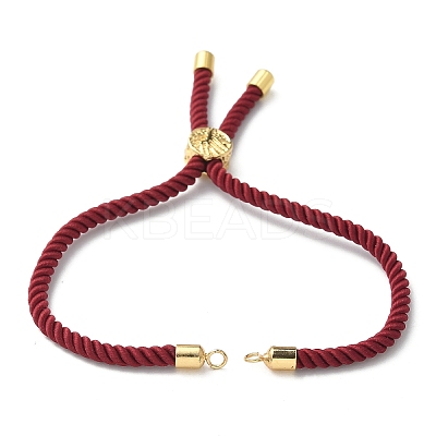 Cotton Cord Bracelet Making KK-F758-03R-G-1
