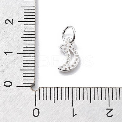925 Sterling Silver Cubic Zirconia Pendants STER-Q001-02S-01-1