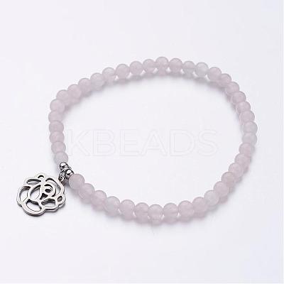 304 Stainless Steel Charm Bracelets BJEW-JB02461-1