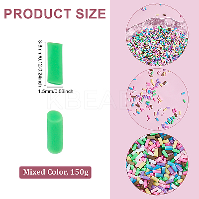 150G Handmade Polymer Clay Beads AJEW-ME0002-59-1