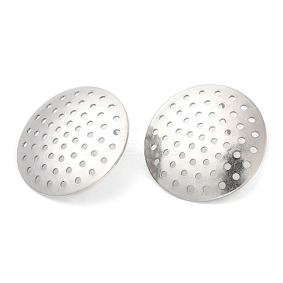 304 Stainless Steel Stud Earring Findings STAS-R123-18A-P-1