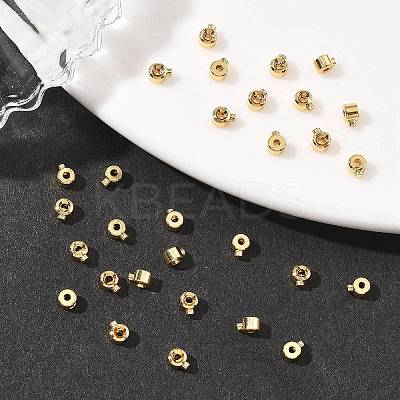 SHEGRACE Brass Crimp Beads XGRPCH962-186G-1