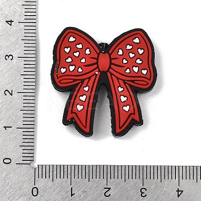 Valentine's Day Silicone Beads SIL-I020-03B-1