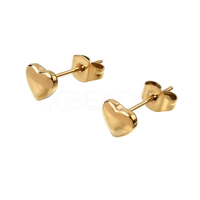 304 Stainless Steel Stud Earrings for Women LS-EJEW-G459-01C-G-1