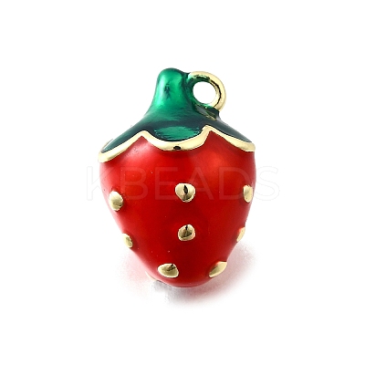 Brass Enamel Pendants KK-Z104-06G-02-1