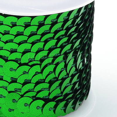 Eco-Friendly Plastic Paillette Beads PVC-Q092-6mm-4-1