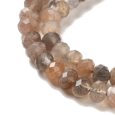 Natural Multi-Moonstone Beads Strands X-G-B074-A08-01-1