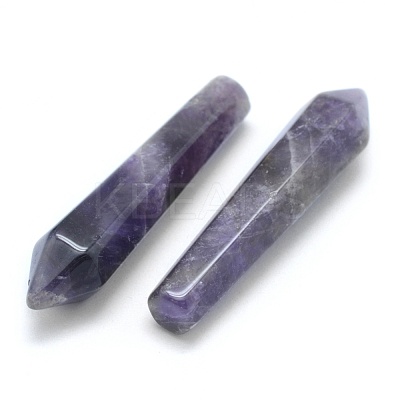 Natural Amethyst Pointed Beads X-G-E490-E21-1