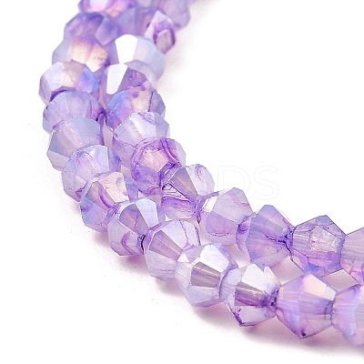 Imitation Jade Glass Beads Strands GLAA-P058-02A-04-1