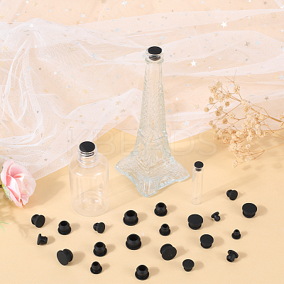 32Pcs 4 Style Silicone Bottle Seal Plug AJEW-GF0008-10D-01-1