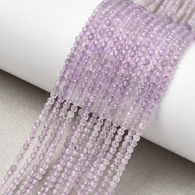 Natural Lavender Amethyst Beads Strands G-Z121-A01-2mm-1