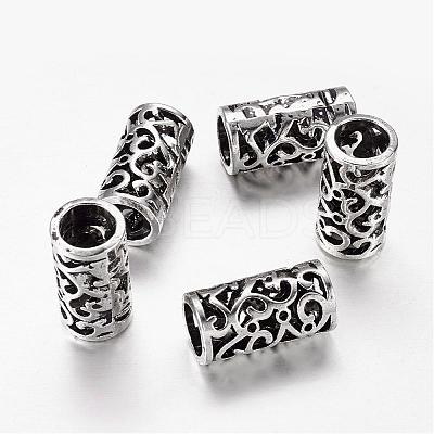 Antique Silver Alloy European Beads X-LF11569Y-1