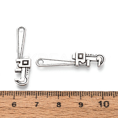 Tibetan Style Alloy Pendants TIBE-N014-25AS-1