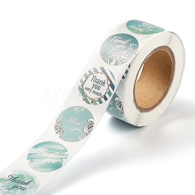 1 Inch Thank You Theme Paper Stickers DIY-L035-011C-1