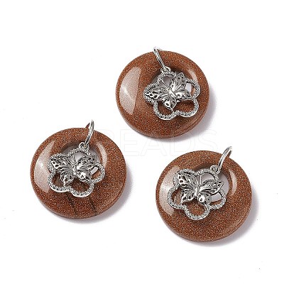 Synthetic Goldstone Pendants G-P484-01P-02-1