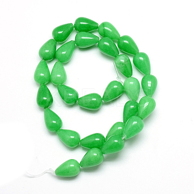 Natural White Jade Beads Strands G-T004-09-1