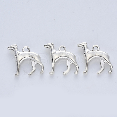 Tibetan Style Alloy Pendants TIBE-R316-013AS-RS-1