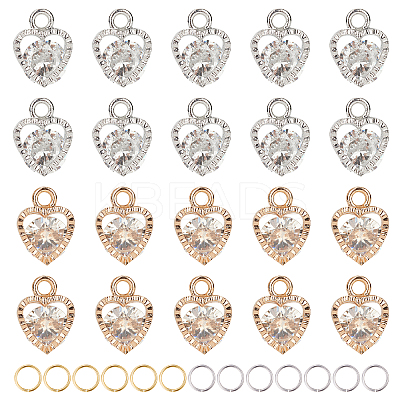 Alloy Charms ZIRC-PH0001-06-1