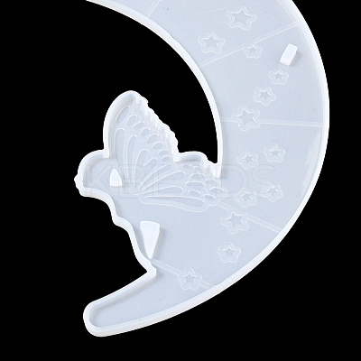 Moon Shape Floating Shelf DIY Silicone Molds Kit DIY-G093-02A-1