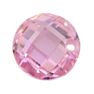 Cubic Zirconia Charms ZIRC-H116-08B-1