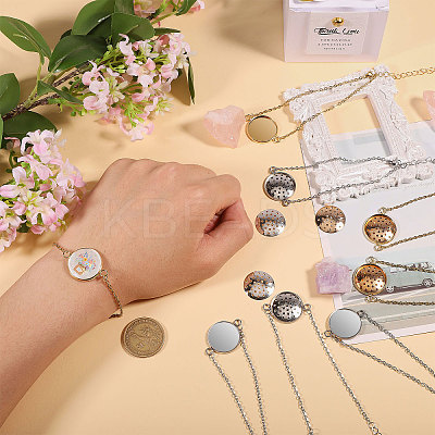 304 Stainless Steel Cable Chains Bracelets Making BJEW-CA00003-1