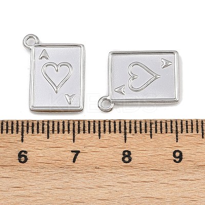 304 Stainless Steel Pendants STAS-L303-16P-1