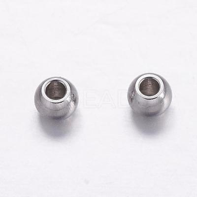 Tarnish Resistant 201 Stainless Steel Spacer Beads STAS-K146-057-B-1