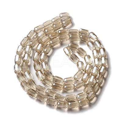 Electroplate Glass Beads Strands EGLA-D031-01-17-1