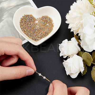 1000Pcs 316 Surgical Stainless Steel Crimp Beads STAS-GO0001-03-1