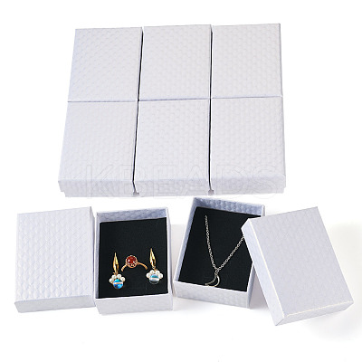 Rhombus Textured Cardboard Gift Storage Boxes CON-TAC0010-03A-01-1