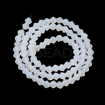 Imitation Jade Frosted Glass Bead Strands LS-EGLA-A039-J4mm-MD05-1