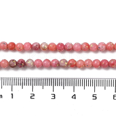Assembled Natural Dolomite and Synthetic Opal Beads Strands G-Q017-G06-01E-1-1