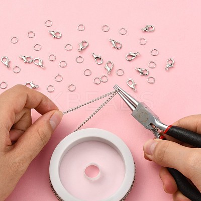 DIY Chains Bracelet Necklace Making Kit DIY-YW0005-82P-1
