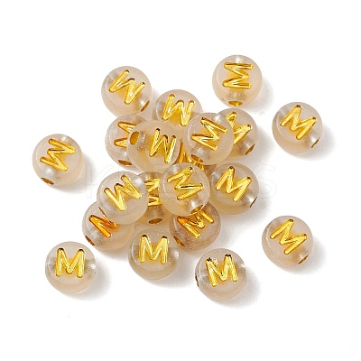 Luminous Transparent Acrylic Beads OACR-P037-01B-M-1