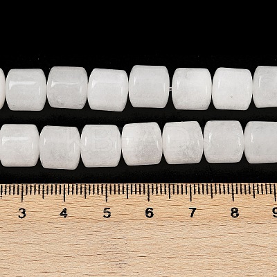 Natural White Jade Beads Strands G-G275-D17-10x10mm-1