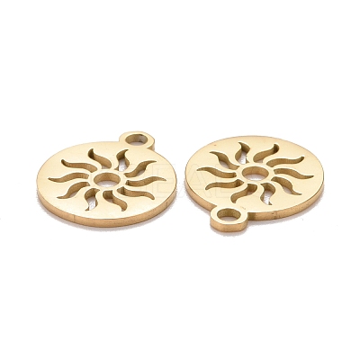 201 Stainless Steel Pendants STAS-D451-20G-1