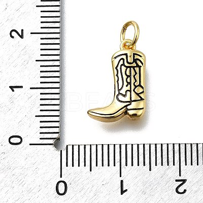 Brass Enamel Pendants KK-K400-50G-01A-1