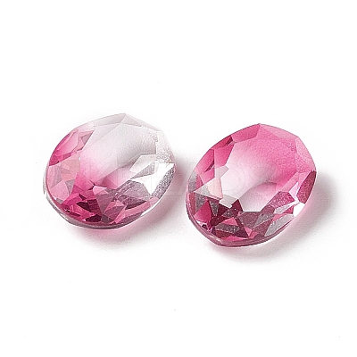 Faceted K9 Glass Rhinestone Cabochons X-GGLA-A005-23-1